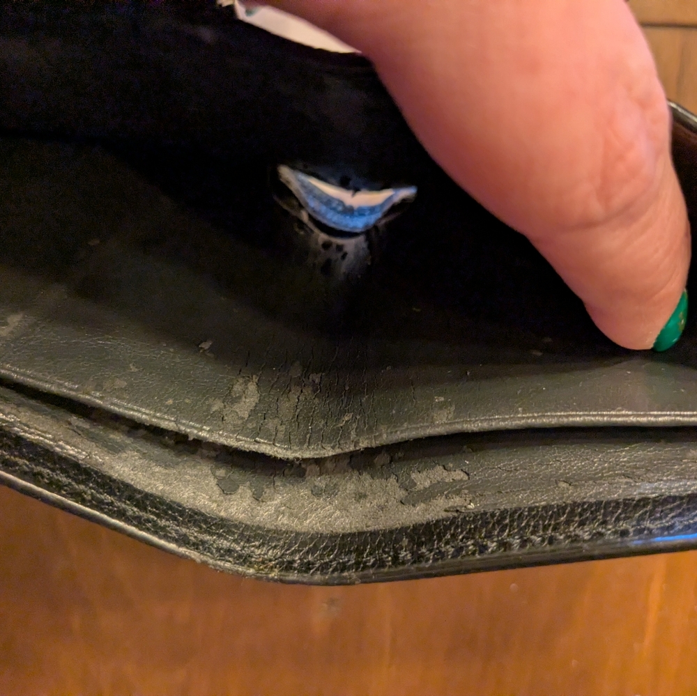 Coach Black Leather Varsity Patches Wallet - Picture 13 of 13